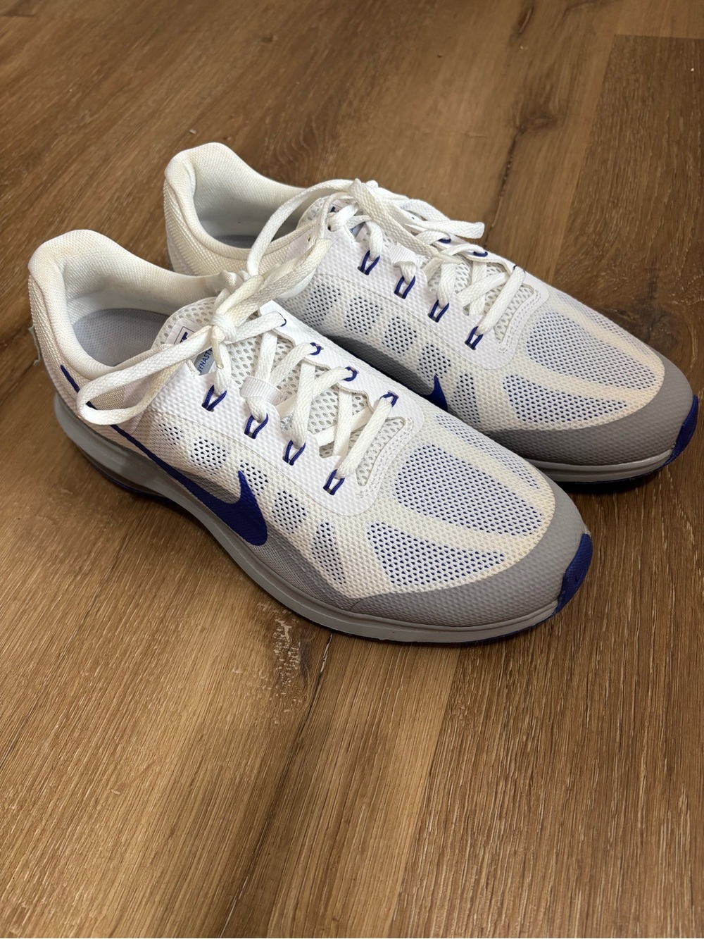 Nike Air Max Dynasty 2 White Blue Running Shoes Lightweight Mesh Trainer Size 11